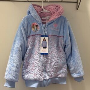 Disney Princess Blue and Pink Fleece Jacket